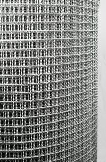 Malla Galvanizada Ondulada Artística de 1" de abert. de 1m. de alto