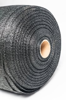 Malla Sombra de Secado de Frutas de 80% de Sombra de 4,2m. de Alto Negra