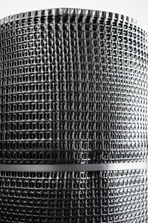 Malla Plástica Touro 10x10 de 1m. de alto color negro