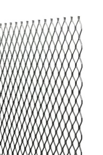 Chapa Expandida de Fierro Negro de 40x100mm. - 6,3mm. esp. - 2x1m. - Brasileña