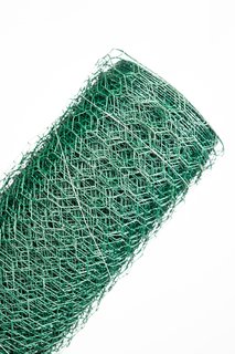 Malla Hexagonal Plastificada 1" de abert. de 1,5m. de alto.  BWG22 - China