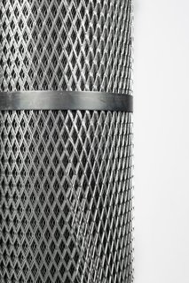 Chapa Expandida de Fierro Negro de 4x8mm. - 1,2mm. esp. - 1m. alt.