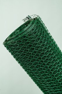 Malla Hexagonal Plastificada 1/2" de abert. de 1,5m. de alto - China