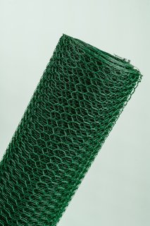 Malla Hexagonal Plastificada 1/2" de abert. de alambre 23 de 1,5m. de alto - China