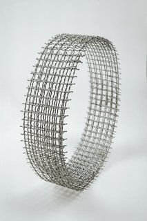 Malla Galvanizada Ondulada Artística de 5/8" de abert. BWG 14 de 1m. de alto