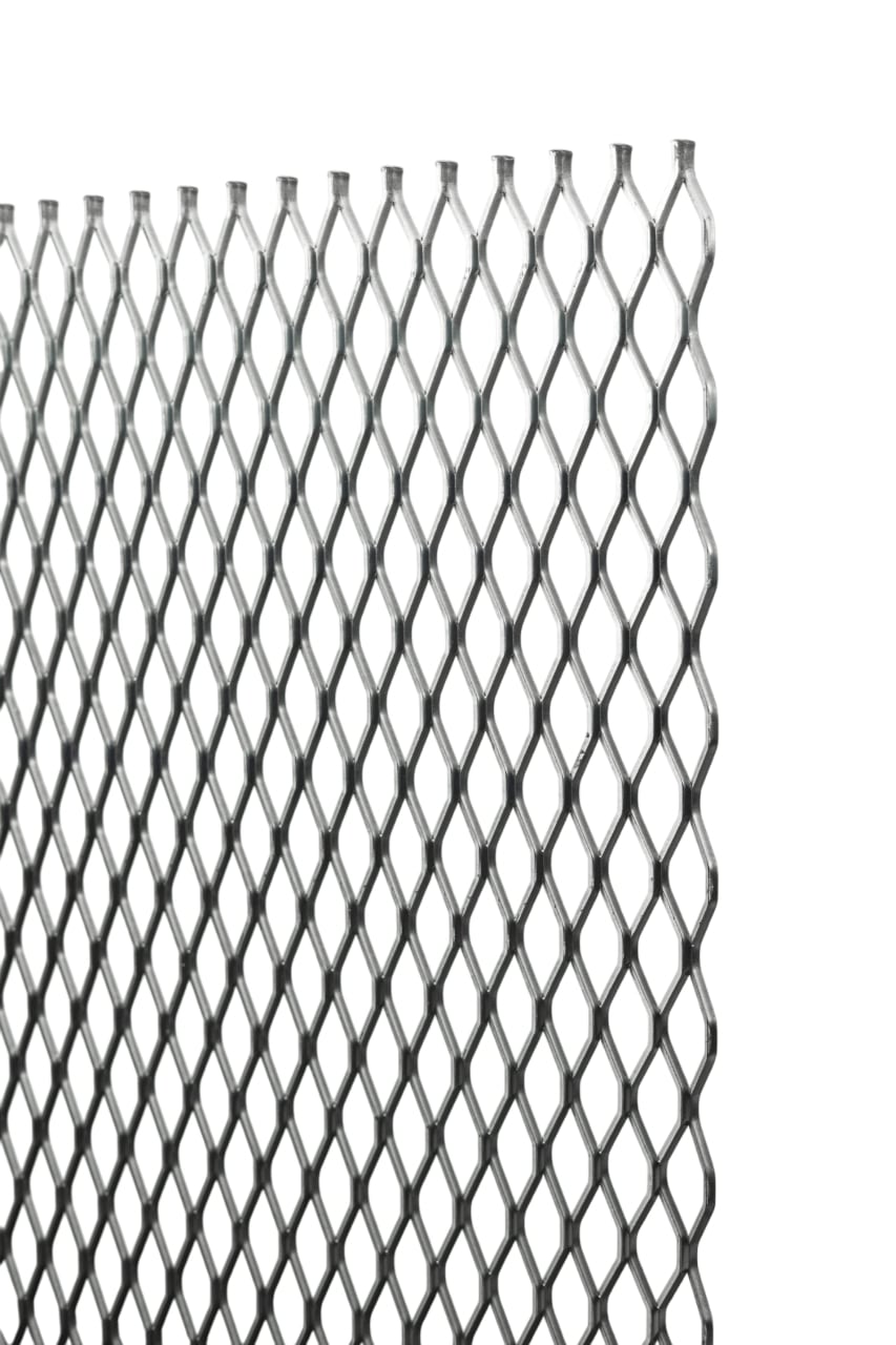 Chapa Expandida de Fierro Negro de 40x100mm. - 4,75mm. esp. - 2x1m. - Brasileña